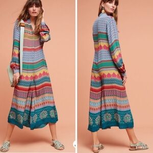 Anthropologie Colorful Striped Jumpsuit